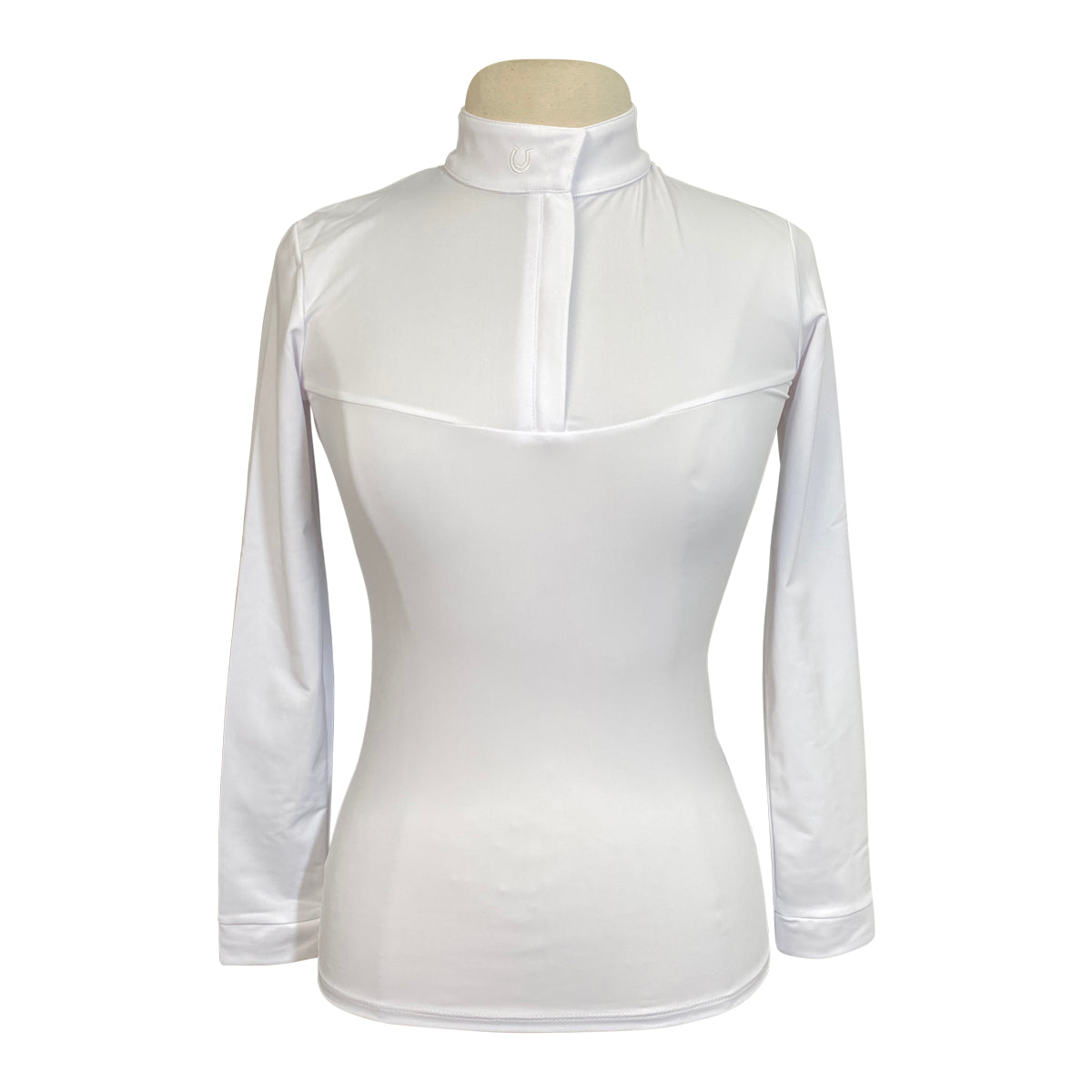 FitEq 'Bryce' Long Sleeve Show Shirt in White 