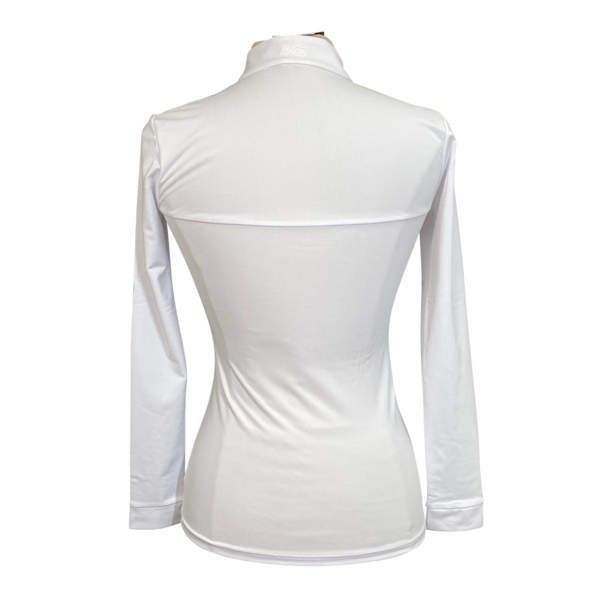 FitEq 'Bryce' Long Sleeve Show Shirt in White 