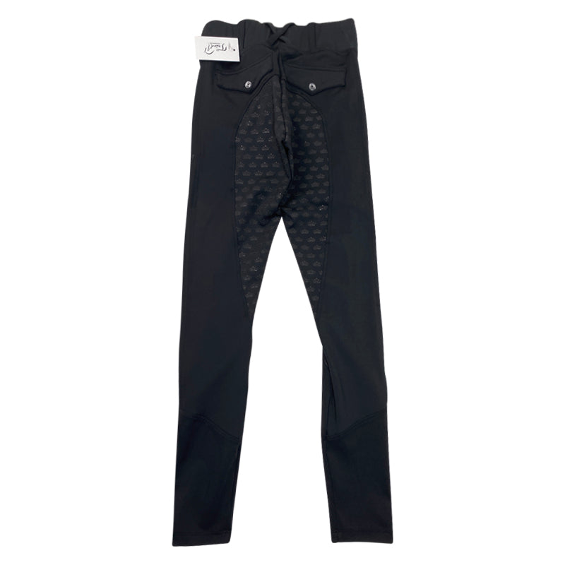 Back o Esprit Equestrian 'Tuxedo Stripe' Riding Tights in Black