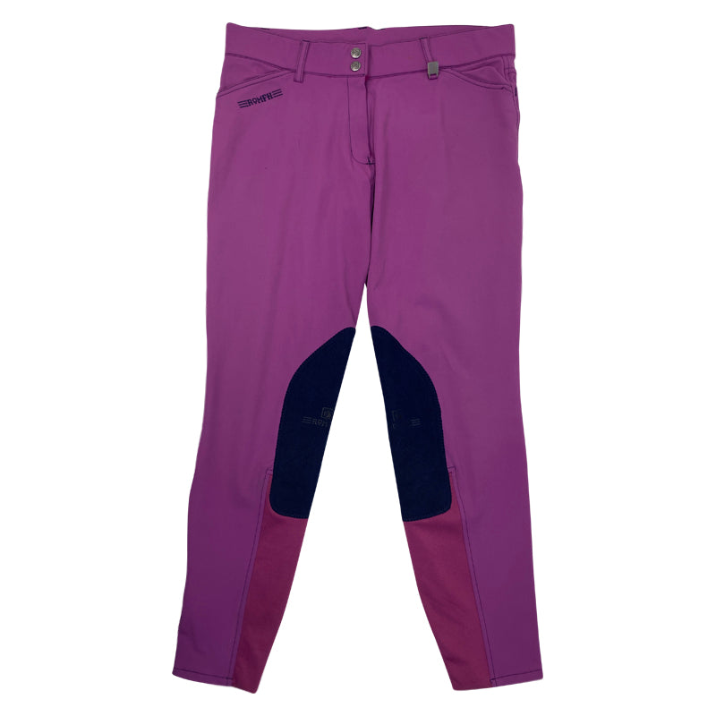 Romfh 'Sarafina' Knee Patch Breeches in Mulberry
