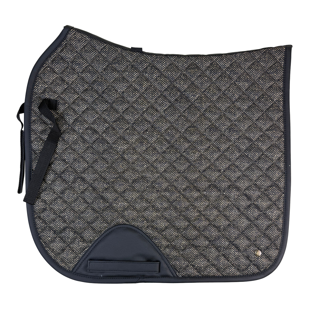 Sixteen Cypress Dressage Saddle Pad in Black Herringbone