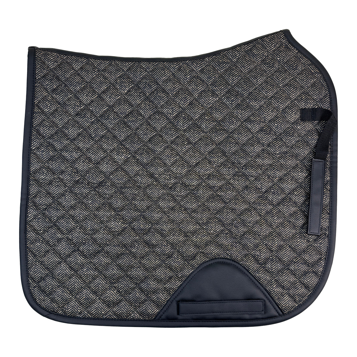 Sixteen Cypress Dressage Saddle Pad in Black Herringbone