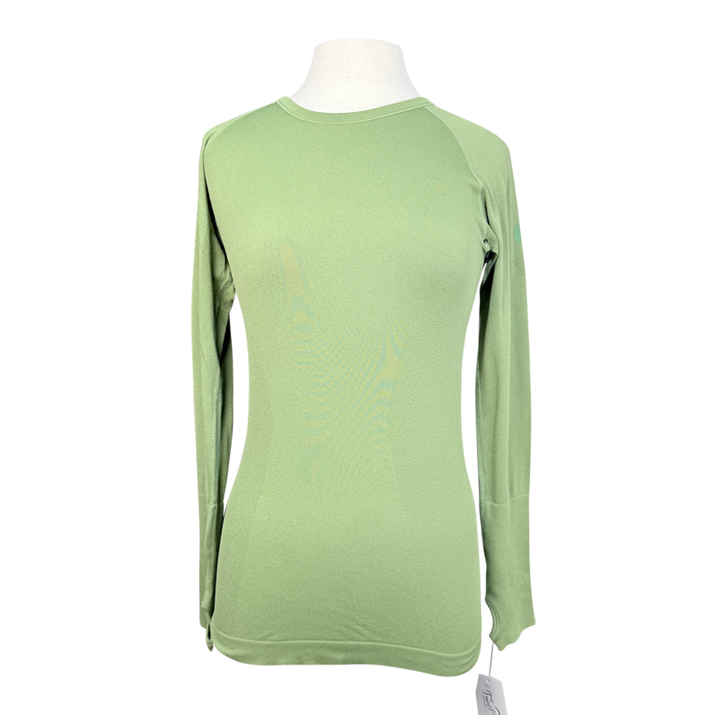 TKEQ The 'Kennedy 2.0' Seamless Long Sleeve in Sporty Green - Women's M/L