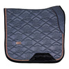 Horse Gloss Dressage Saddle Pad in Satin Steel Blue