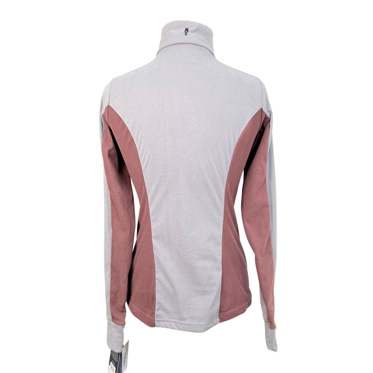 Irideon 'Chinchillaaah' Quarter-Zip Top in Fig/Henna