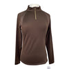 HKM 'Functional' Training Shirt in Brown/Sparkle