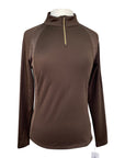 HKM 'Functional' Training Shirt in Brown/Sparkle
