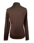 HKM 'Functional' Training Shirt in Brown/Sparkle