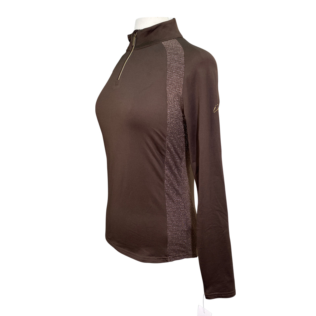 HKM 'Functional' Training Shirt in Brown/Sparkle