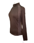 HKM 'Functional' Training Shirt in Brown/Sparkle