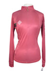 Espoir Lumiere Eternal Collection Quarter Zip Sun Shirt in Plum
