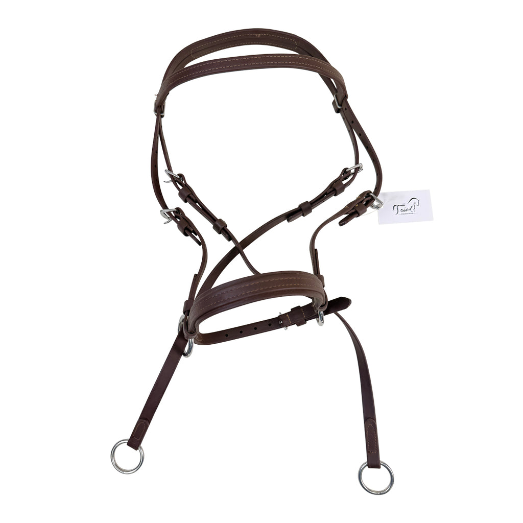 Dr. Cook 'Beta BioThane' Bitless Bridle in Brown