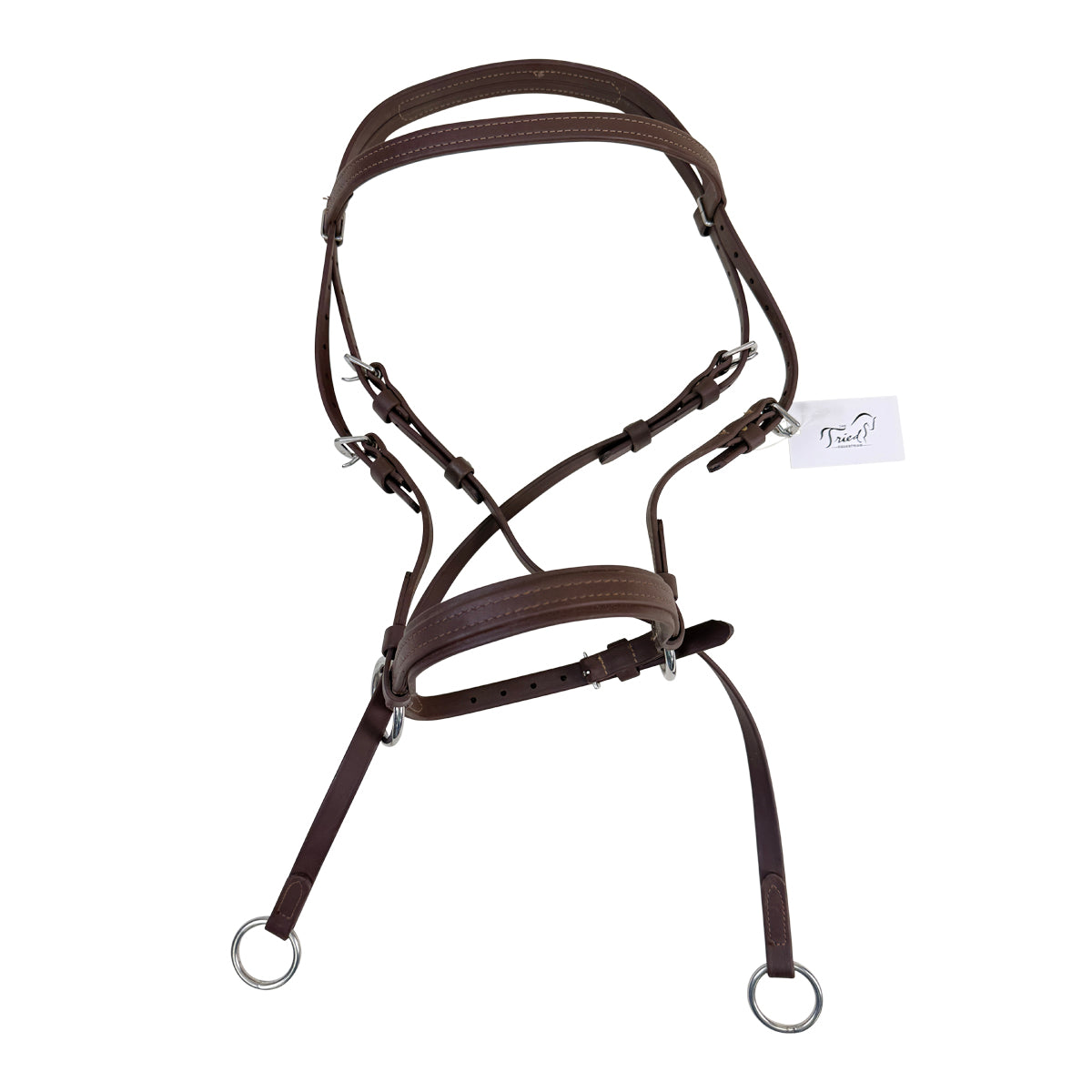 Dr. Cook 'Beta BioThane' Bitless Bridle in Brown