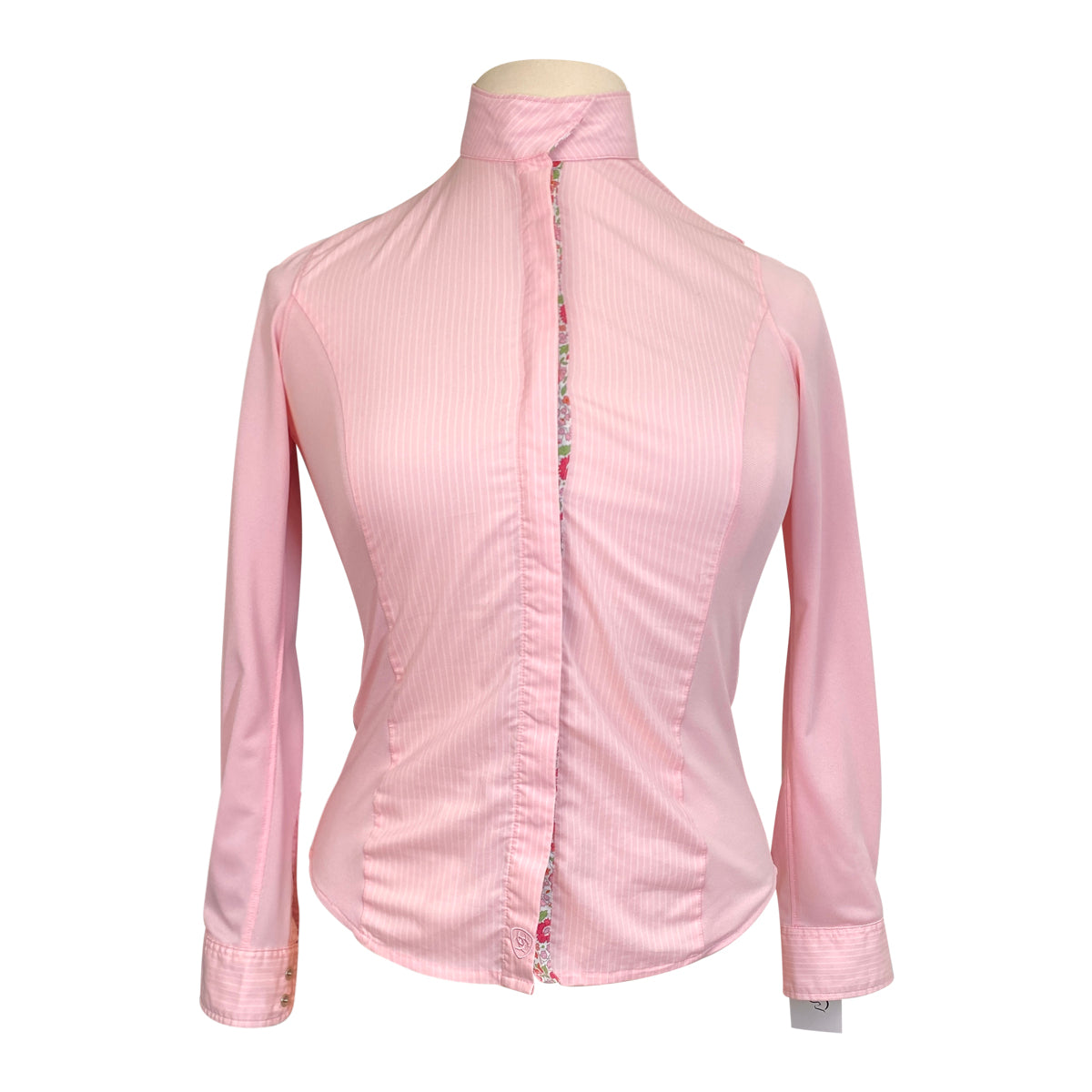 Ariat Pro Series Show Shirt in Pink w/Floral Pattern