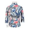 Long Sleeve Sunshirt in Tropical Zebra - Children's Small