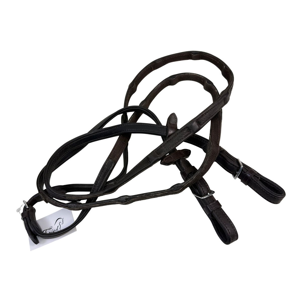 Schockemohle 'DuraSoft' Grip Reins in Brown