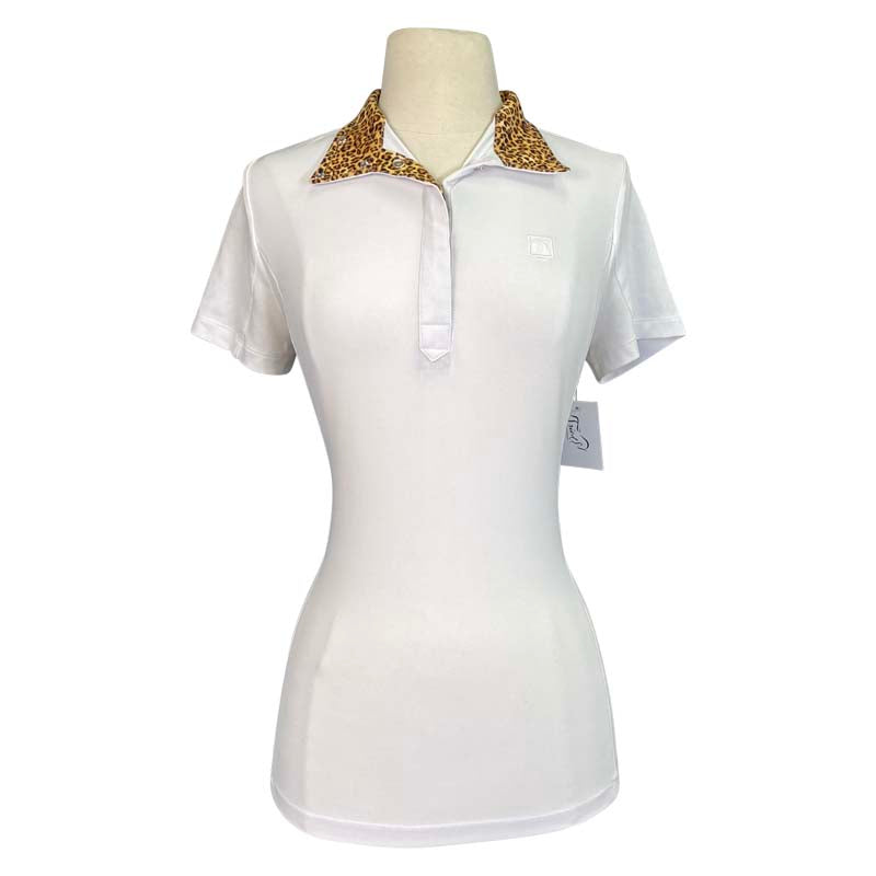 Romfh 'Lindsay' Show Shirt in White/Leopard