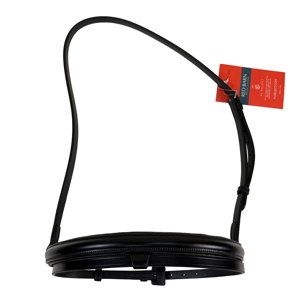 Red Barn by KL Select 'Levade' Flash Noseband in Black
