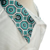 Equine Couture Kelsey Show Shirt in Whit/Aqua 
