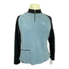 Arista Fleece Jacket in Cornflower/Black