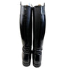 DeNiro Tiziano Dressage Boots in Black/Croc Rhinestones