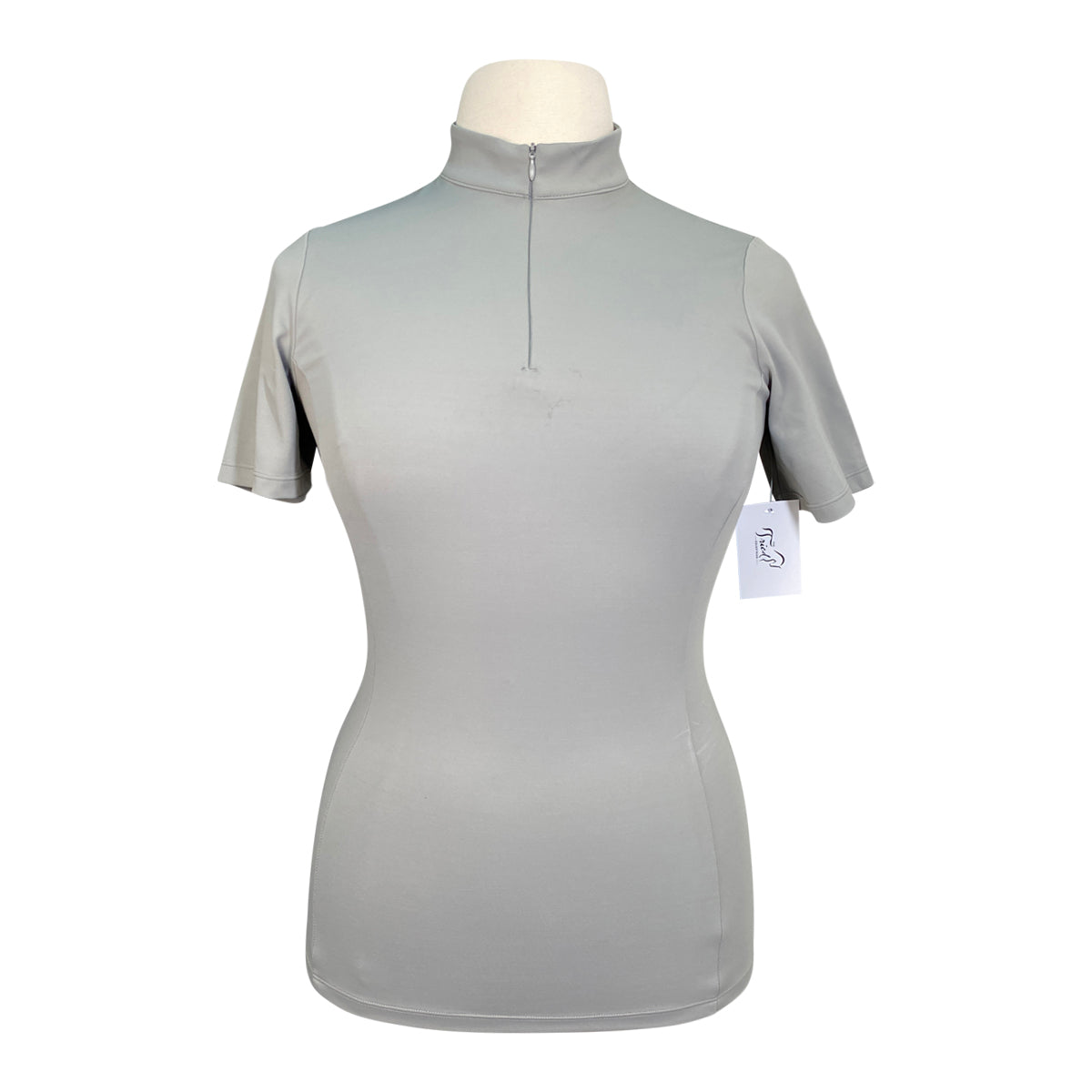 TKEQ 'Quinn' Short Sleeve Shirt in Cloud Grey