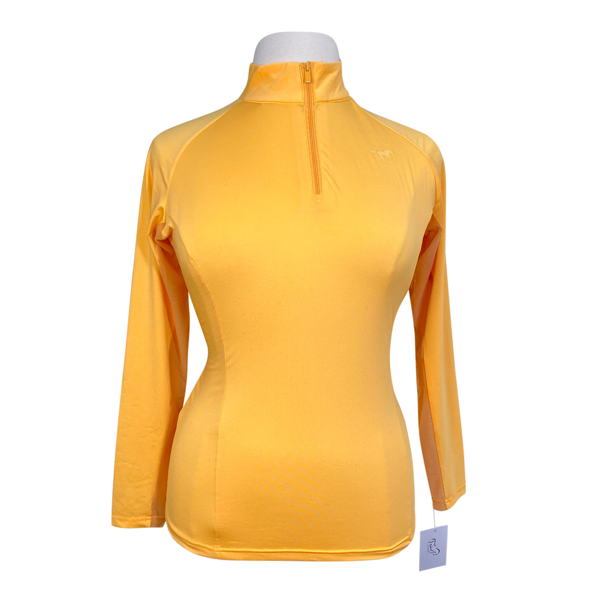 Smartpak Piper 'SmartCore' 1/4 Zip Sun Shirt in Marigold