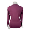 RJ Classics 'Lexi' Long Sleeve Show Shirt in Amaranth