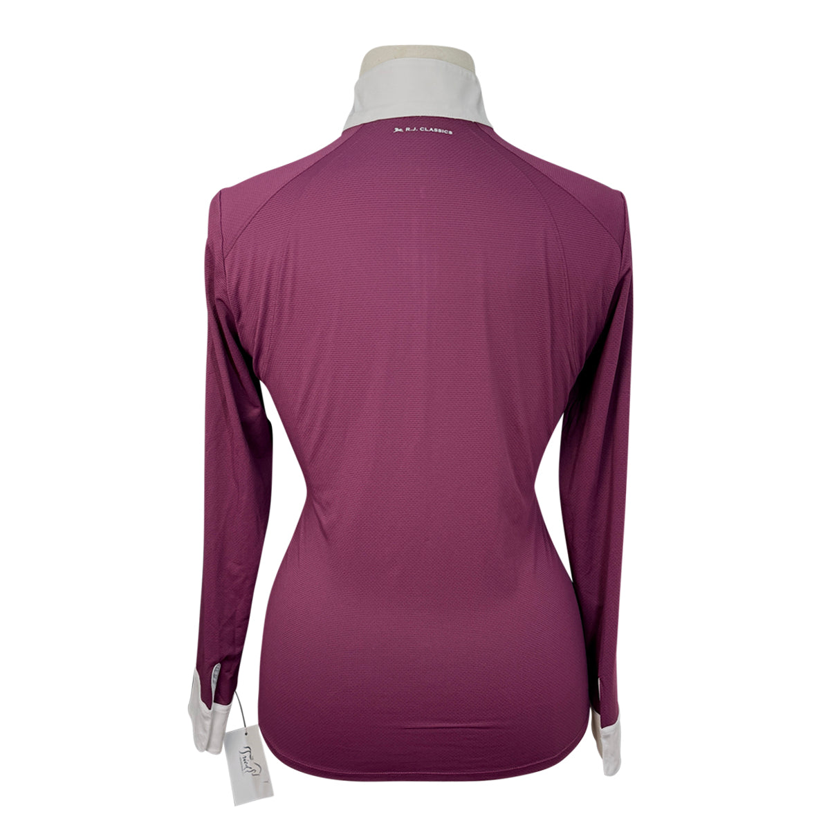 RJ Classics 'Lexi' Long Sleeve Show Shirt in Amaranth