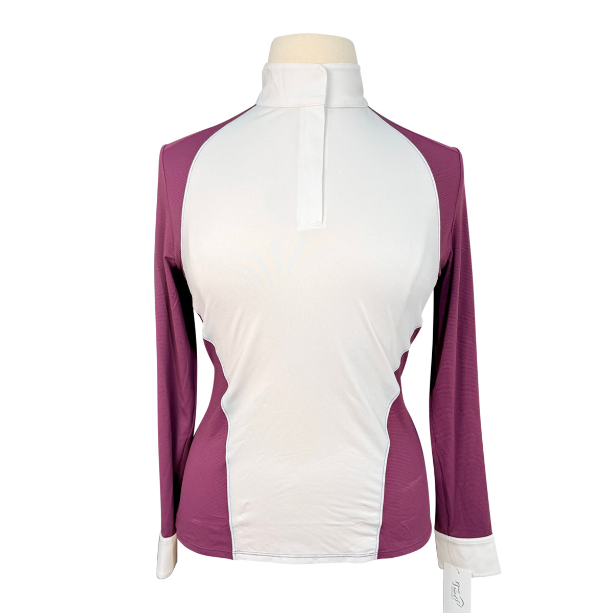 RJ Classics 'Lexi' Long Sleeve Show Shirt in Amaranth