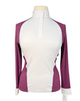 RJ Classics 'Lexi' Long Sleeve Show Shirt in Amaranth
