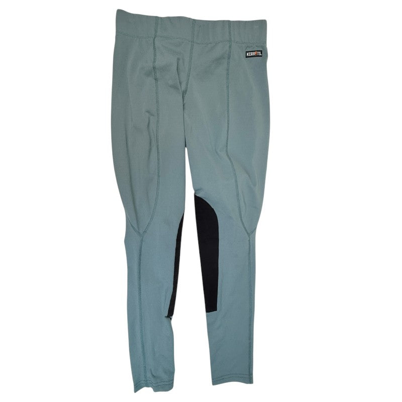 Kerrits Performance Knee Patch Tights in Steel Blue