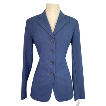 RJ Classics 'Palermo' Orange Label Show Coat in Navy Perforation Plaid 