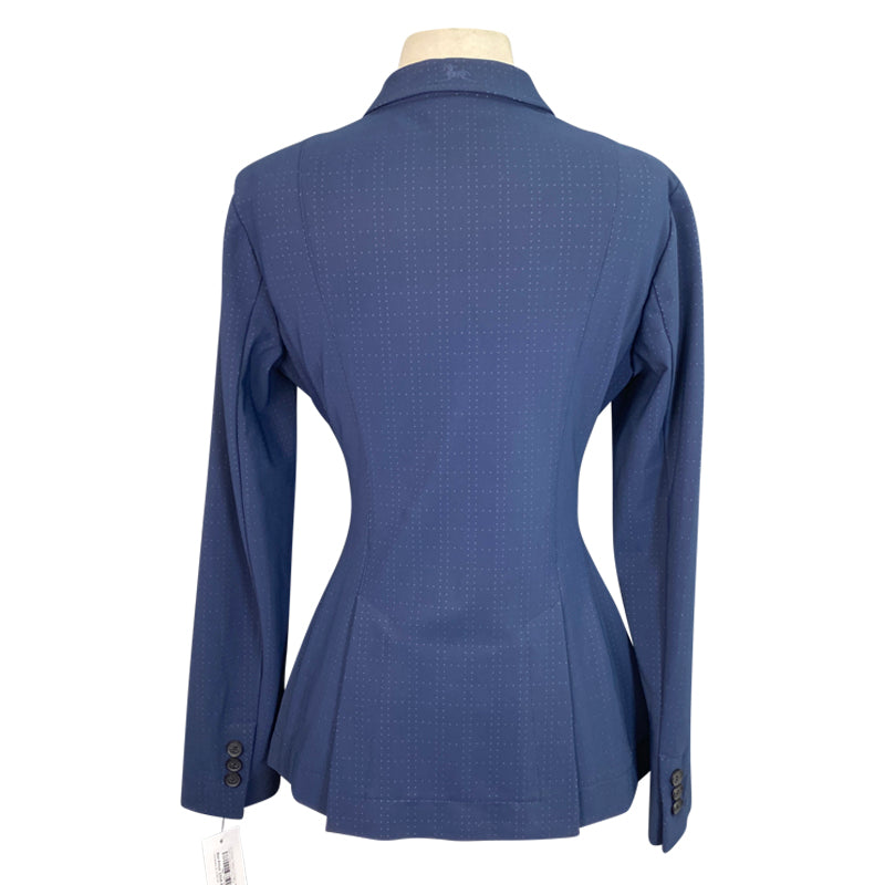 RJ Classics 'Palermo' Orange Label Show Coat in Navy Perforation Plaid 
