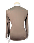 Hannah Childs 'Luna' Long Sleeve Show Shirt in Cappuccino