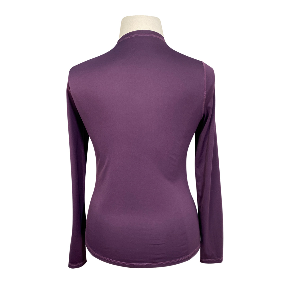 Asmar Equestrian Sustainable Logo Tee in Plum - Women's Medium
