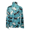 Kids Ice Fil Long Sleeve Print in Blue/ White Horses