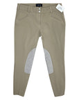 Front of Free x Rein 'The Hunt' Breeches in Tan