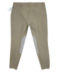Back of Free x Rein 'The Hunt' Breeches in Tan