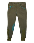 SmartPak 'Piper' Breeches in Taupe/Turquoise
