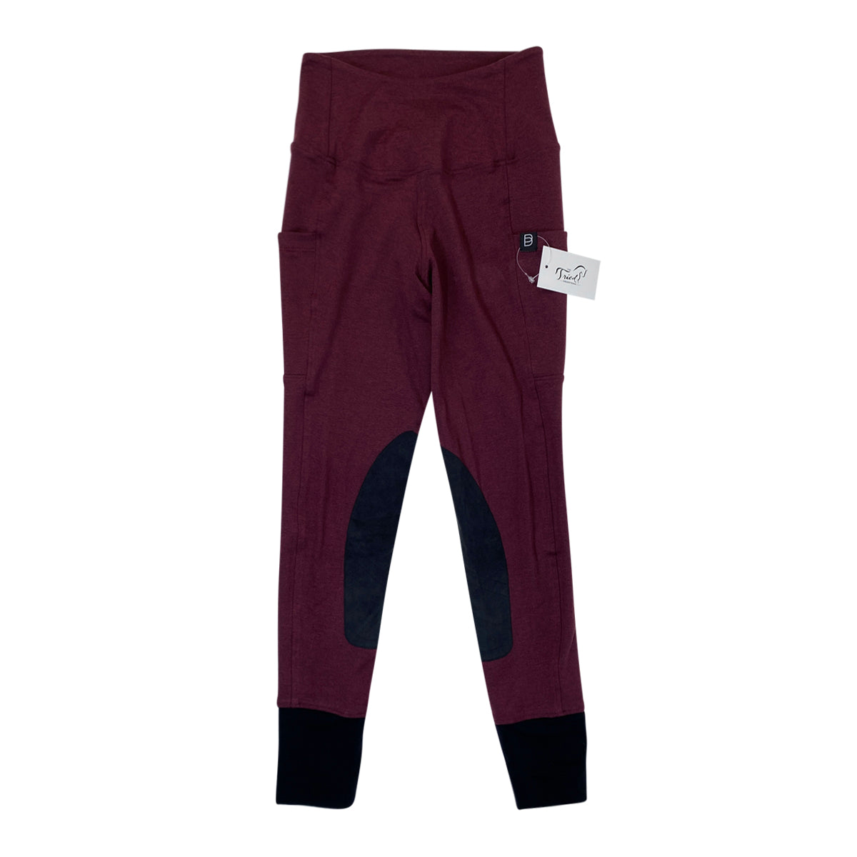 Botori 'Active Riding' Tights in Wine 