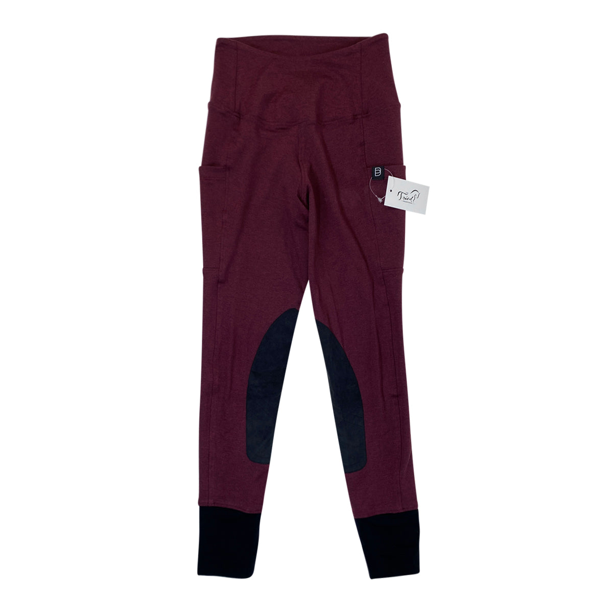 Botori 'Active Riding' Tights in Wine