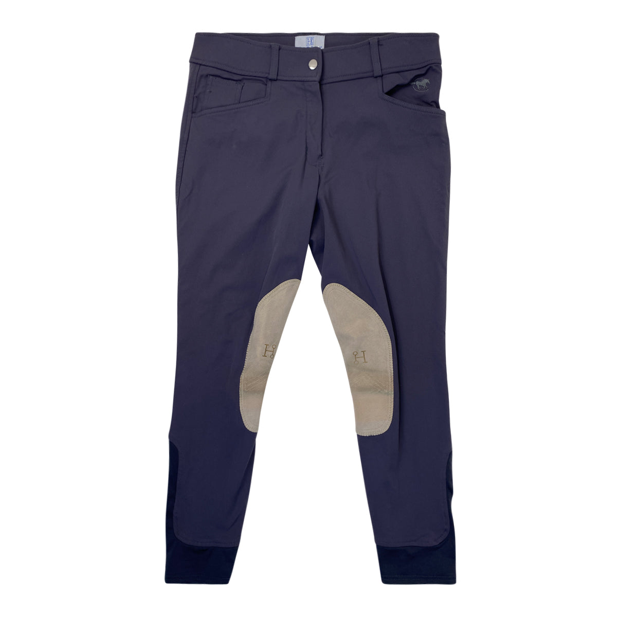 Smartpak 'Hadley' Knee Patch Breeches in Slate Grey