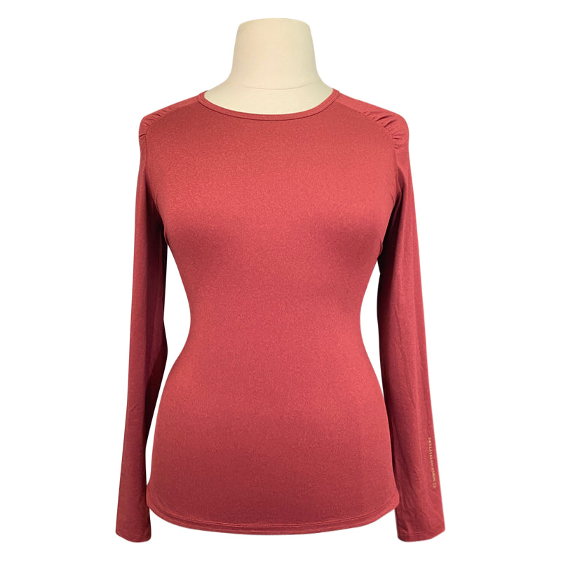 Noble Outfitters 'Mariah' Long Sleeve Shirt in Garnet 