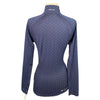 Ariat TEK Heat Series Long Sleeve Shirt in Navy/Polka Dot
