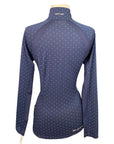 Ariat TEK Heat Series Long Sleeve Shirt in Navy/Polka Dot