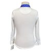 Essex Classic Talent Yarn Show Shirt in White/Blue Piggy Banks