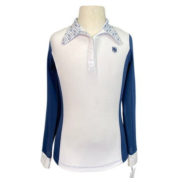 Romfh 'Signature Bits' Show Shirt in White/Navy