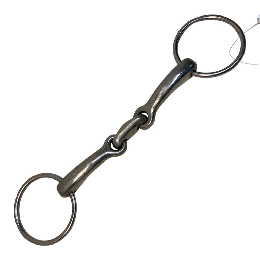 Double Link Loose Ring Bit in Stainless Steel - 5.25"