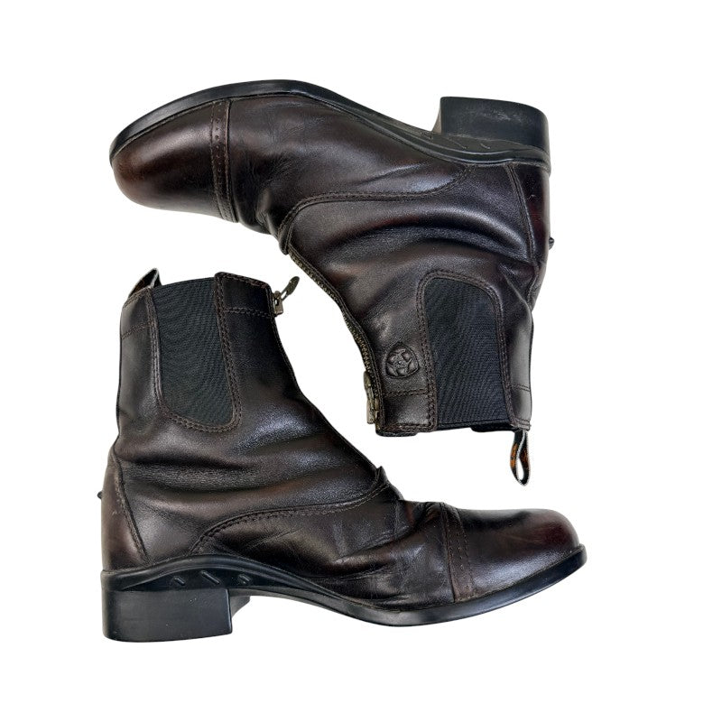 Ariat Heritage IV Zip Paddock Boots in Mahogany
